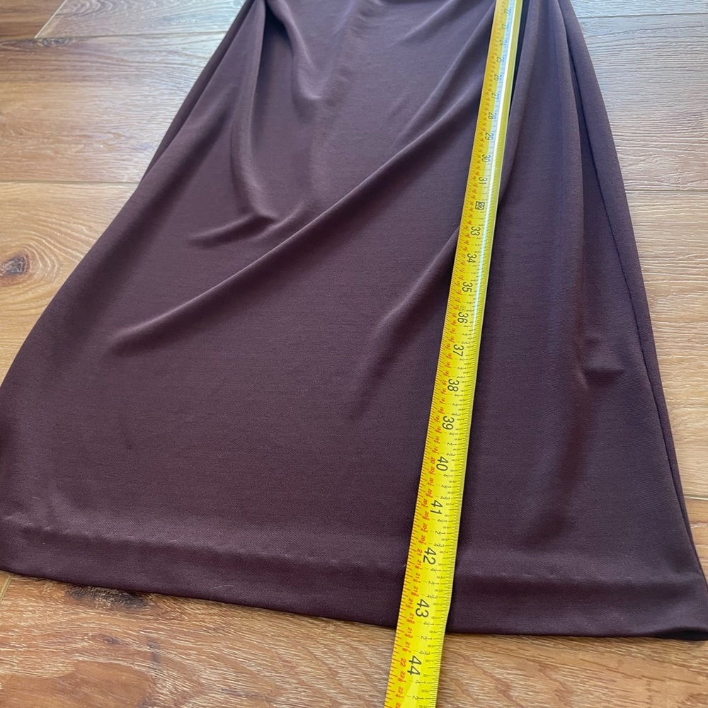 Chic Sleeveless Brown Midi‎ Dress - Picture 6 of 6